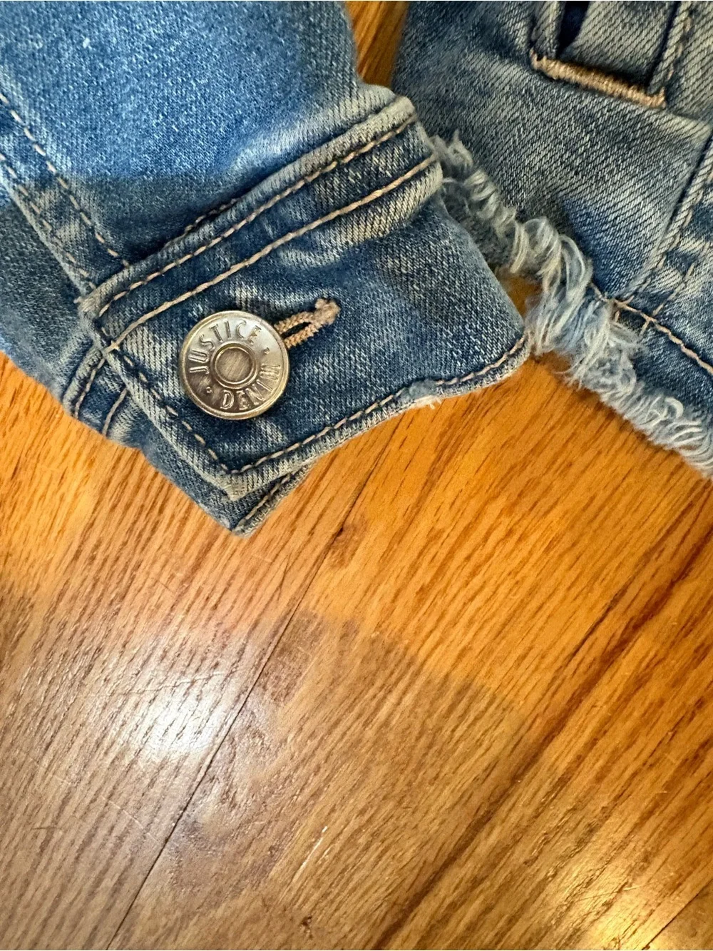 🍬Justice Denim Jacket with Hood